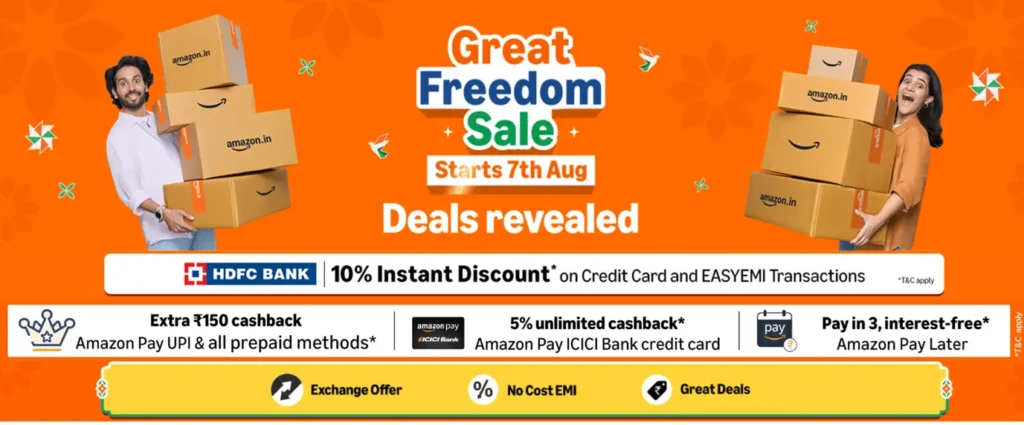AMAZON SALE DATE